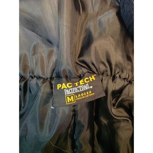 PACTECH LADIES MEDIUM BLACK snow SKI BIBS 36" HIPS NEW 29" inseam nice pair!! - Picture 8 of 13